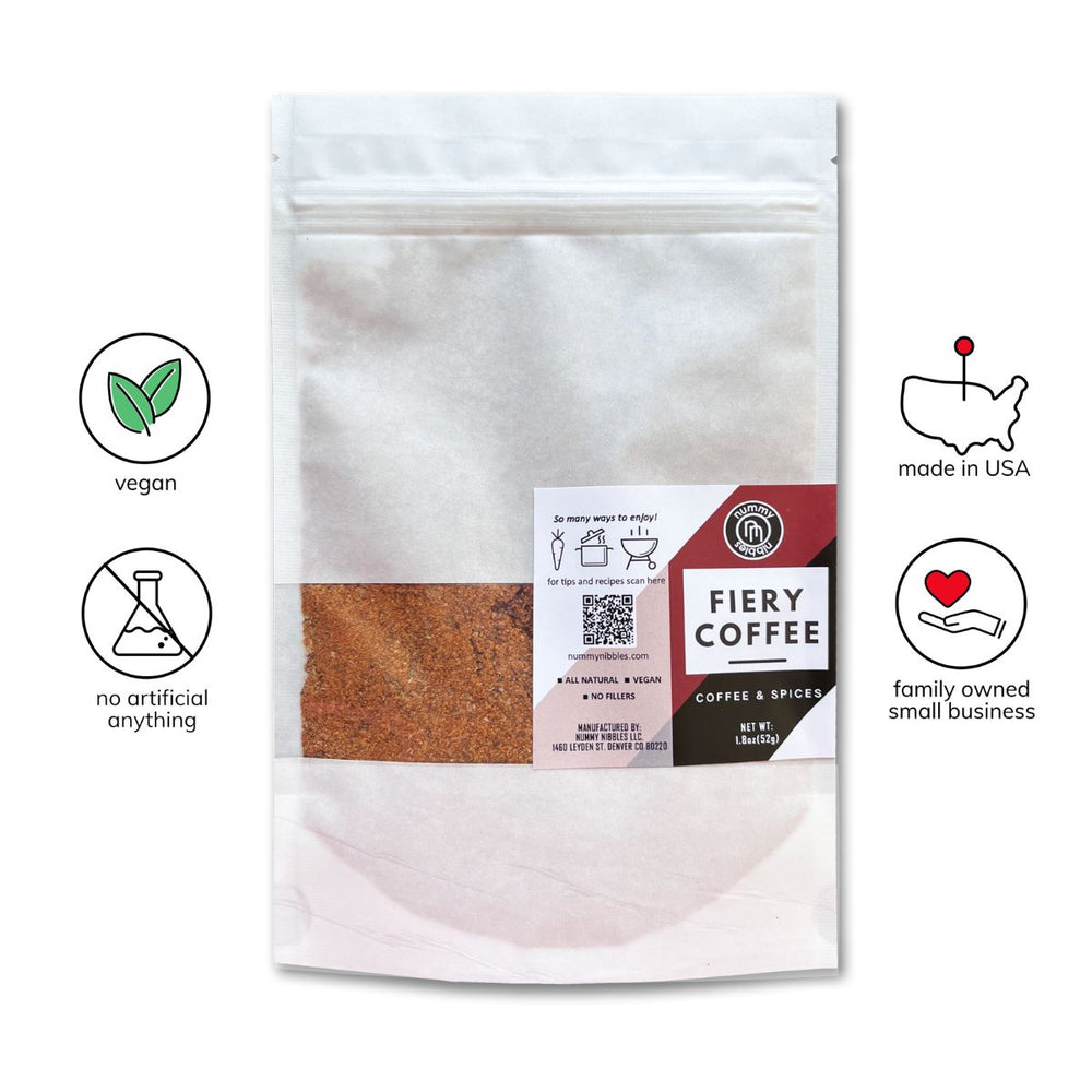 
                  
                    Fiery Coffee Spice Blend - a flavorful blend of rich coffee & savory spices
                  
                