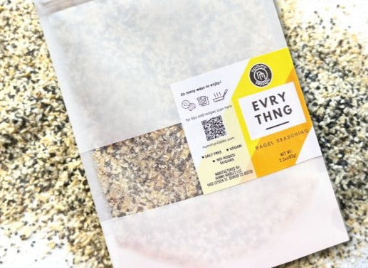 
                  
                    No Poppy Seed Everything Bagel Seasoning with Chia - Salt Free; No Additives or Fillers
                  
                
