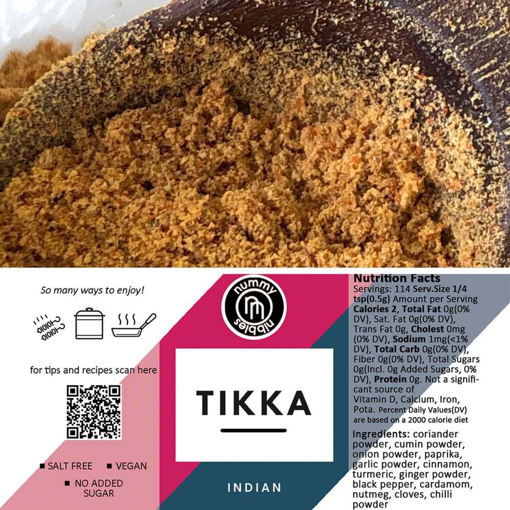 
                  
                    Tikka Masala Indian Spice Blend - Vegan, Whole30, No Sugar, No Salt, No Additives
                  
                